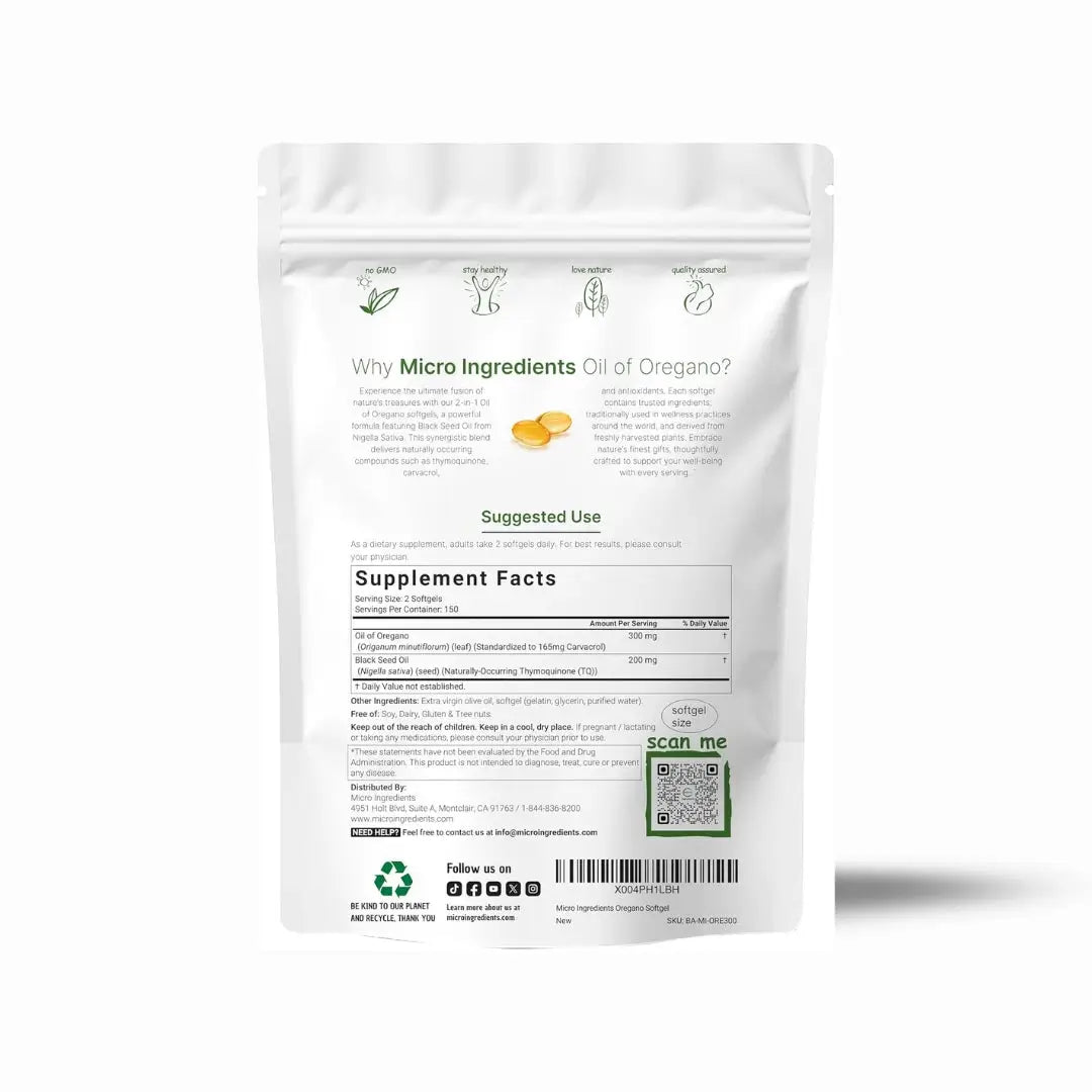 Aceite de Orégano en Cápsulas 2 X 1